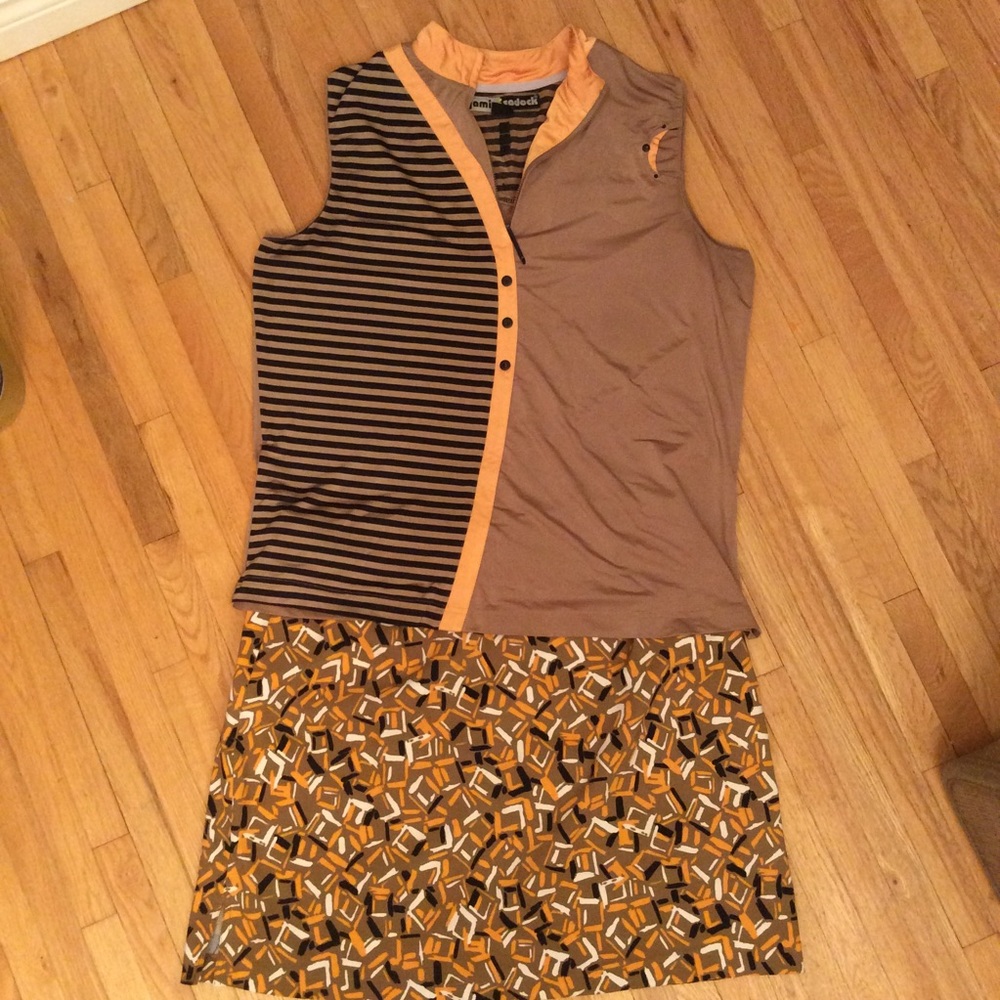 Jamie Sadock Golf 2 Piece Skort Set Size XL